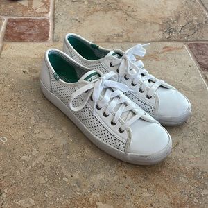 White Leather Keds Sneakers